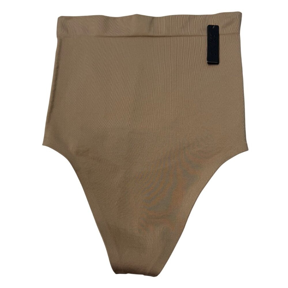 SKIMS High Waist Bonded Thong Shapewear Clay Medium